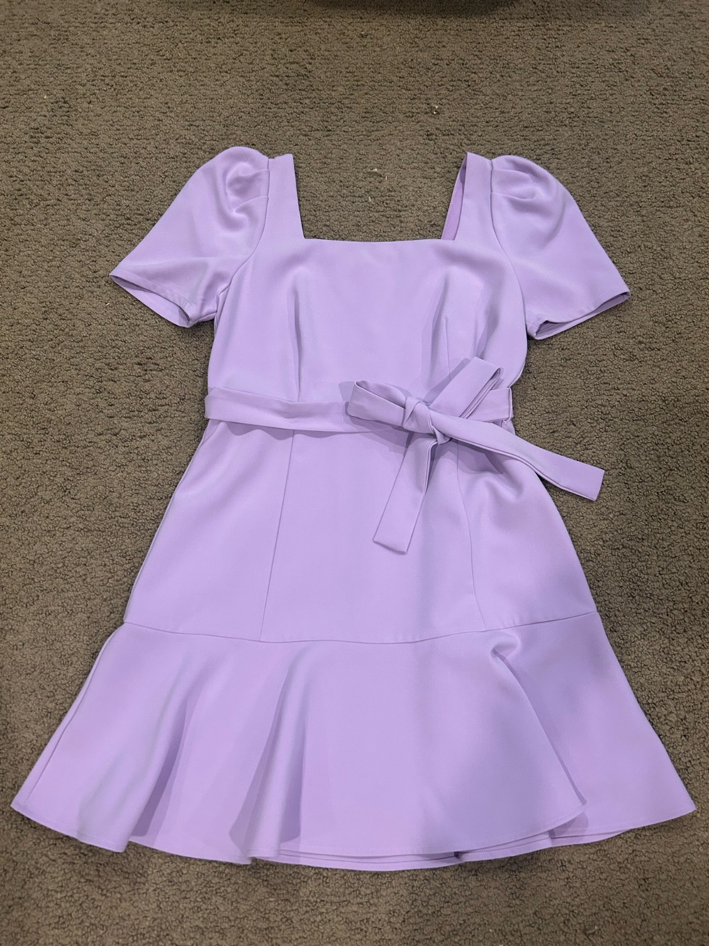 Jade Lilac One-Shoulder Belted Dress